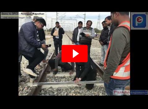 Pujara Make OHE HEIGHT & STAGGER GAUGE