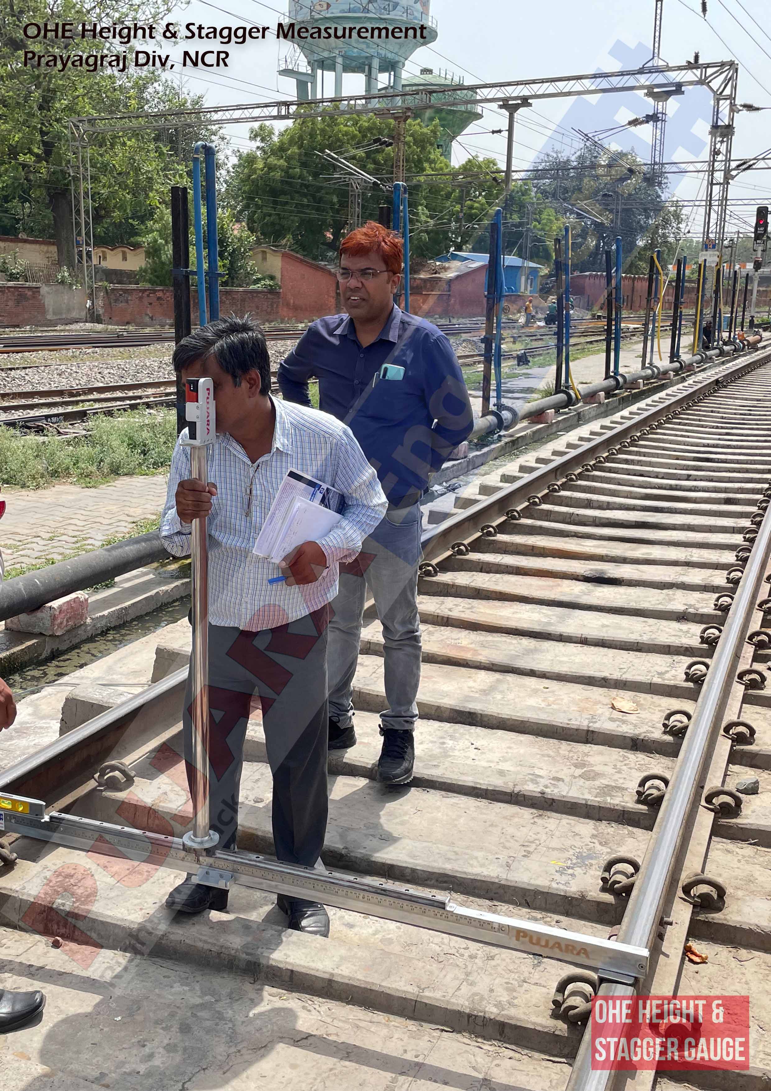 Pujara Make OHE HEIGHT AND STAGGER GAUGE